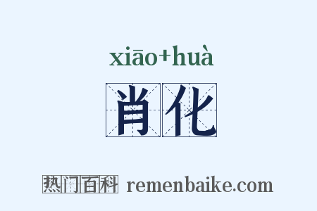 肖化是什么意思的图片